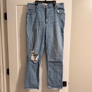 Abercrombie & Fitch Light Blue Men's Straight Jeans